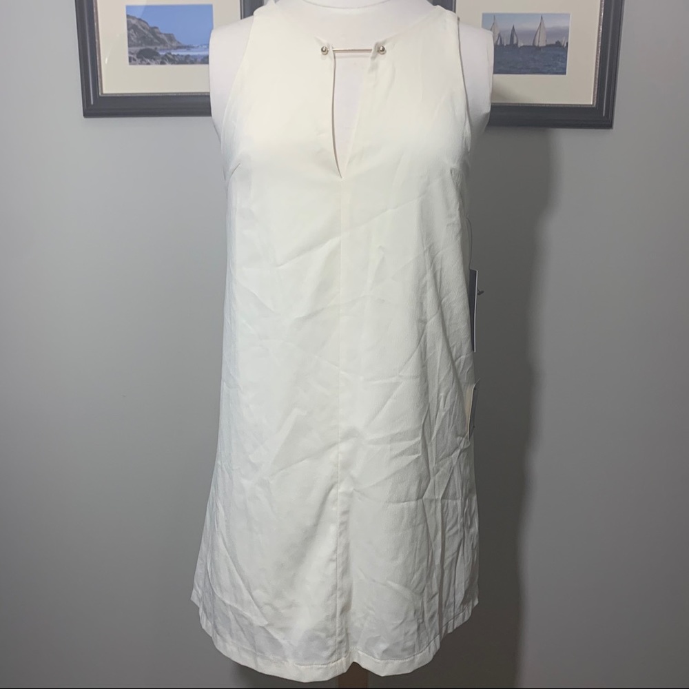 Lulus Near or Bar Cream Shift Dress - Picture 6 of 7